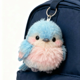 小红书同款可爱小肥啾毛绒挂件小鸟公仔毛绒团子钥匙扣女生挂件