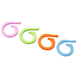 毛衣编织工具 彩色开口计数环包包 E计数器 记号扣记行数环 逗号