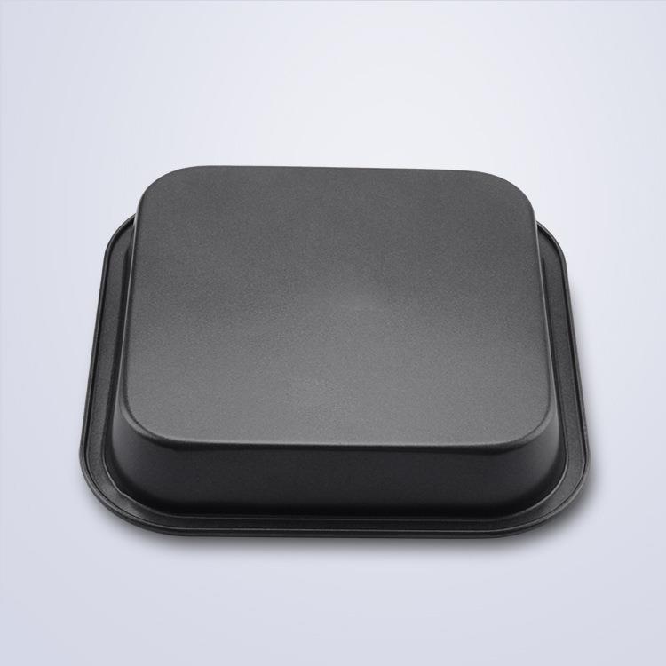 不粘小正方形烤盘烧烤s盘碳钢材质7.5寸爱满屋烘焙用具