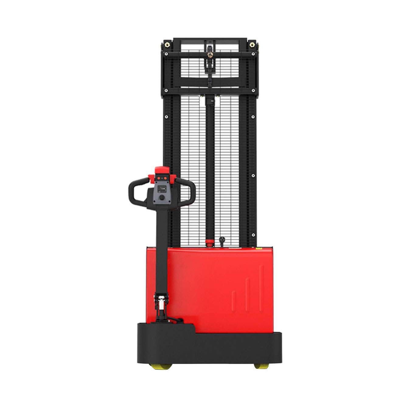 半电动升降叉车合力2吨小型堆高车液压升高装卸铲车堆垛车举升机