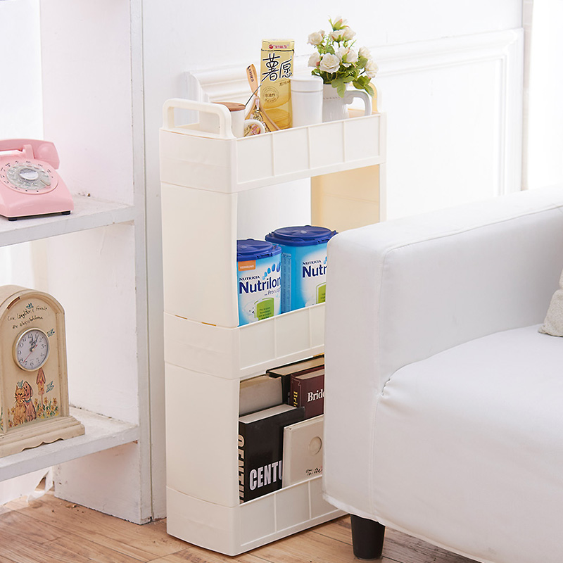 18cm宽厨房卫生n间多功能收纳架冰箱洗衣机缝隙窄缝夹缝分层置物