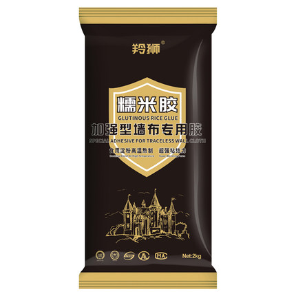 糯米胶壁纸d胶家用糯米胶贴墙布墙纸壁纸胶水糯米胶整箱12包