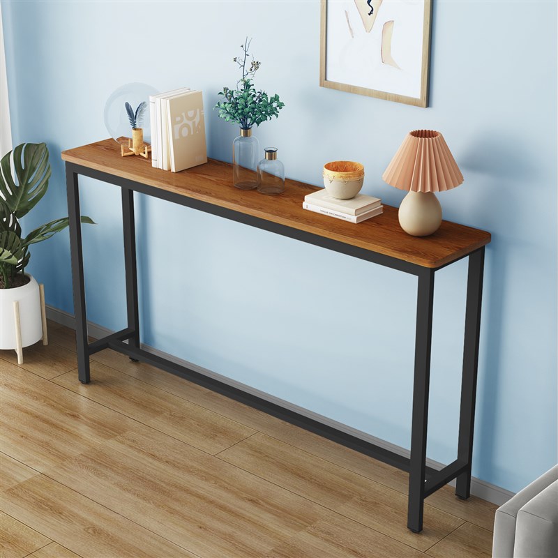 定制防撞圆角置物架n高桌夹缝长条桌靠墙高桌床头床尾超极窄小桌