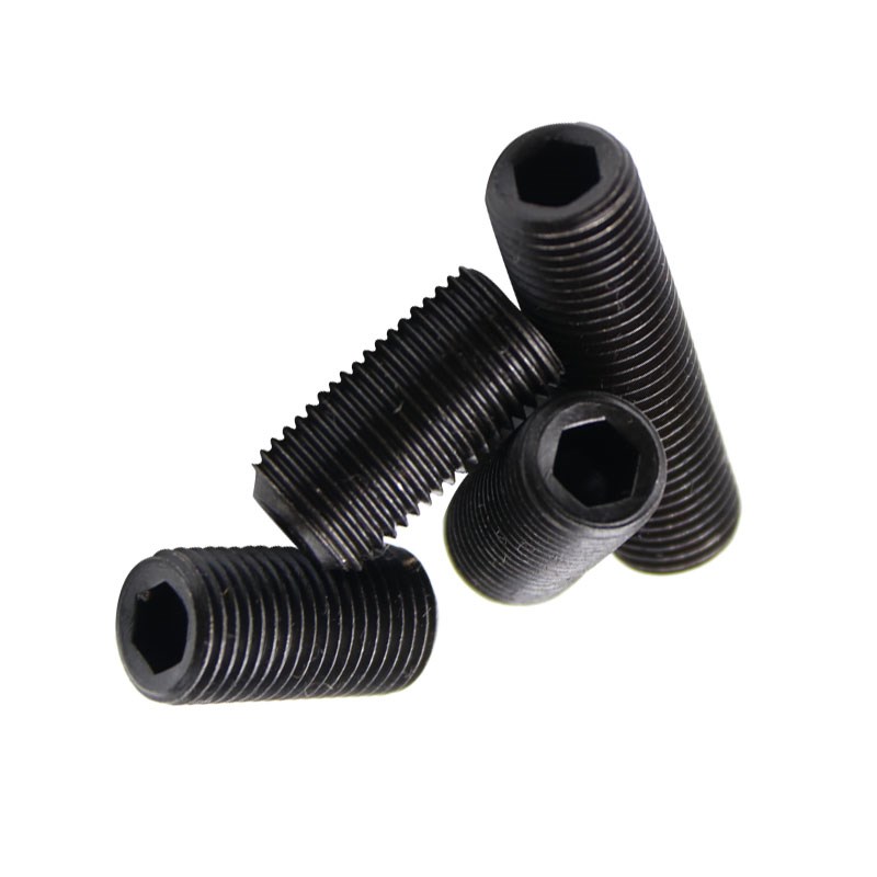 12.9细牙平端紧定螺丝细丝细扣u无头螺钉堵头顶丝M16M18M20M22M24