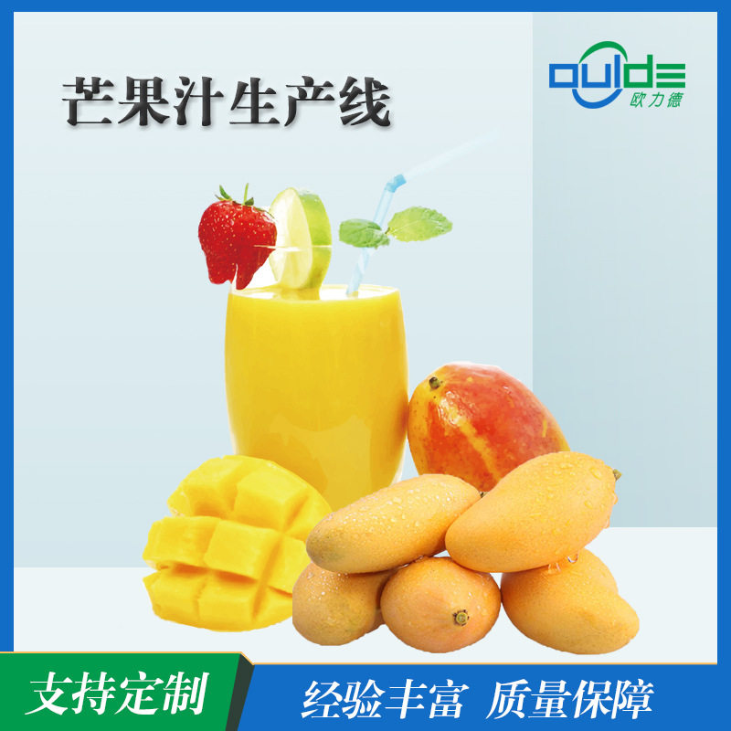 大小型果汁果酱饮料全自动芒果生产线源头工厂芒果汁生产设备