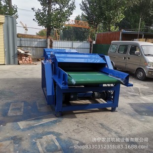 丝瓜络粉碎机视频 麻袋椰棕丝开松机 丝瓜囊开散机厂家