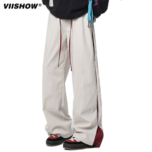 子男款 潮牌秋季 新款 VIISHOW美式 机能直筒伞兵裤 裤 冲锋长裤 男 工装