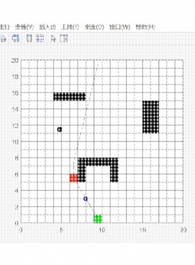 改进的A星+改进的人工势场A*-APF 混合matlab算法路径规划代码
