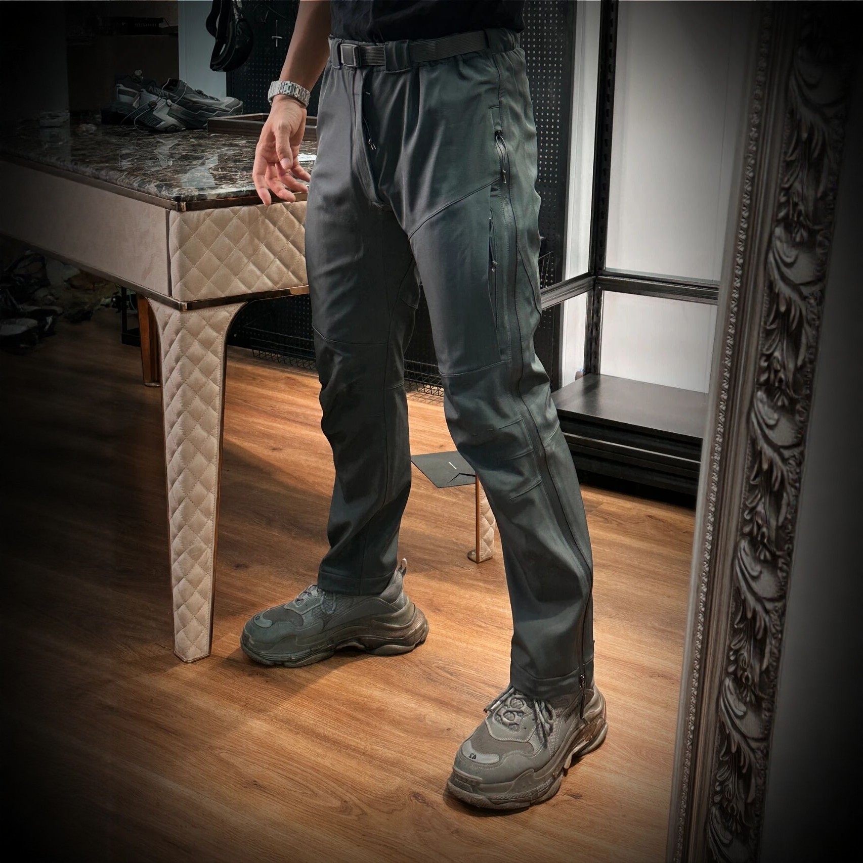 军鸟LEAF战术加绒防水滑雪冲锋裤