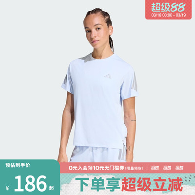 adidas阿迪达斯女子ADI365/// T W运动休闲短袖T恤KA6163