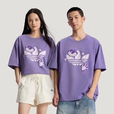 adidas阿迪达斯三叶草男子迪士尼联名款纯棉运动短袖T恤KY8306