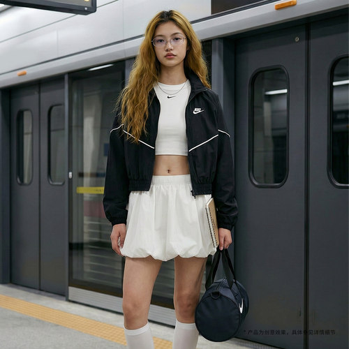 NIKE耐克女子AS W NSW BUBBLE SKIRT运动休闲半身裙IQ0062-133