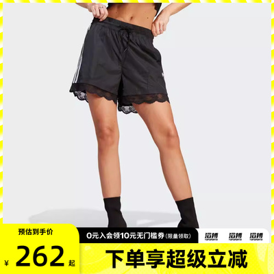 adidas阿迪达斯三叶草女子3 STRIPE SHORT滔搏运动休闲短裤II5605