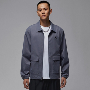 NIKE耐克男子jordan高尔夫运动休闲翻领夹克外套HQ8682 075
