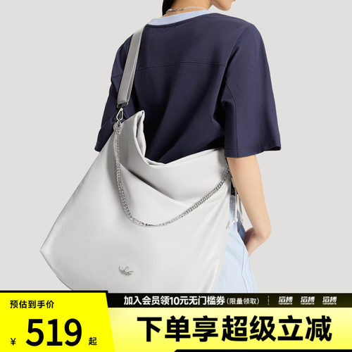 adidas阿迪达斯三叶草男女FNST SLDR XL运动休闲单肩包KS5158
