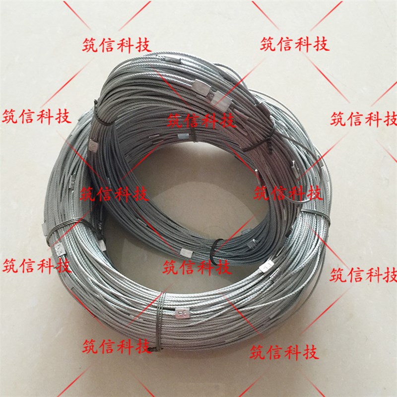 钢丝测绳 百米测井绳 大刻度钢印数字P 测绳 地桩测量绳