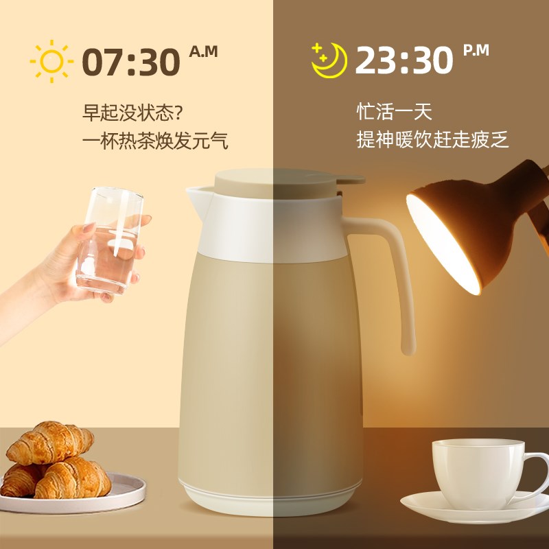 保温壶2024新款家用暖水壶72小时长效热水瓶玻璃内胆学Z生宿舍暖