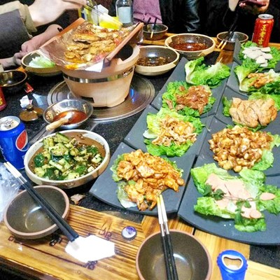 耐干烧瓦片耐烧烤肉瓦片炭炉泥土炉D子越南瓦片烤肉烧烤炉自助瓦