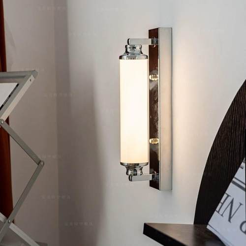 包豪斯长条工业风壁灯北欧现代设计师中古LED灯管复古床头墙壁灯