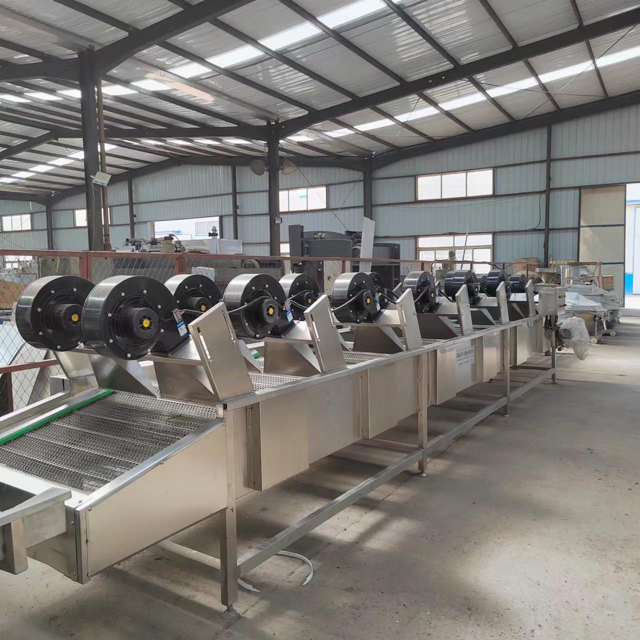 酱料包吹干机加工果蔬机器软包装袋吹干机风干线5米清洗沥水