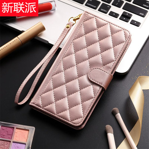 适用vivo S19Pro手机壳翻盖皮套S19保护壳插卡女款软皮双面全包防摔手提绳长挂绳斜挎挂肩背带百搭