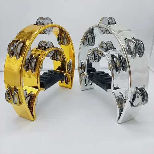 奥尔夫摇铃花鼓圈手摇铃v摇铃打击乐器手摇铃亲子互动乐器手铃