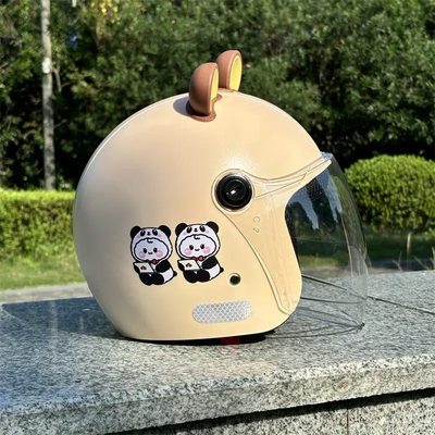 3电动车头盔秋冬季加厚保暖半盔男女士通用电瓶摩托车安全盔