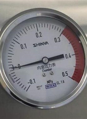 SHINVA压力表夹层夹套内室WIKAI威卡适用于山东新华灭菌器压力表