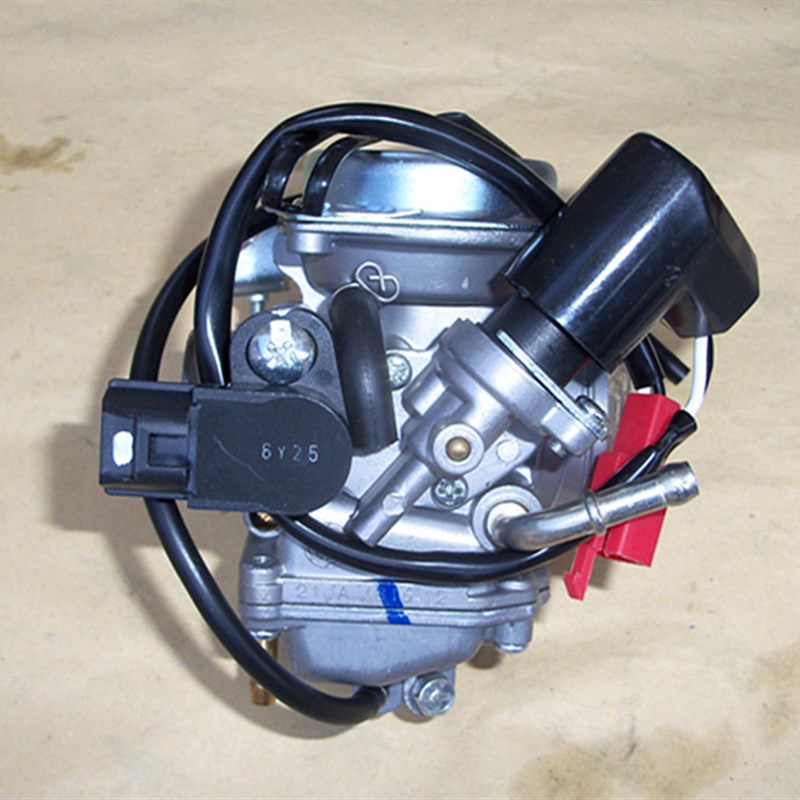 摩托车配件QS100T-A韵彩100化油器QS125T-2A丽彩国三带电感应