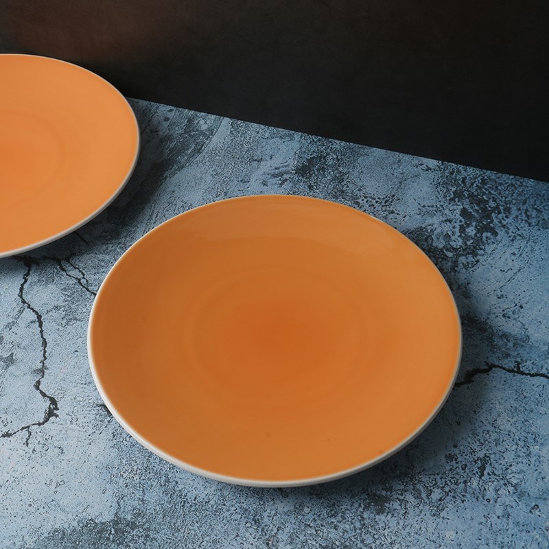 某牌孤品】釉下彩陶瓷西餐牛排盘【高端 新骨瓷】家用陶瓷菜盘子