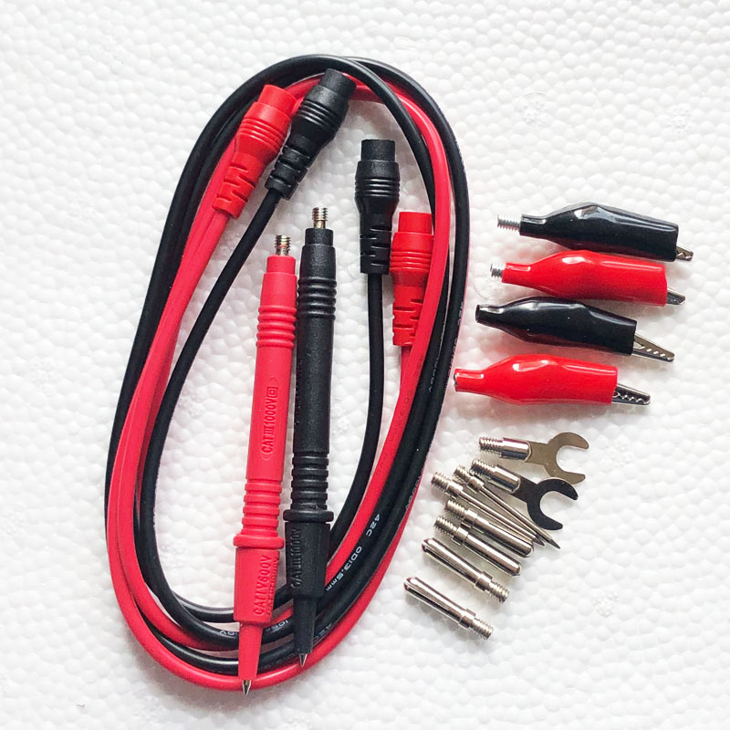 多功能万用表组合表笔DIY万能表摇表线钳形电流表棒测试夹鳄鱼夹