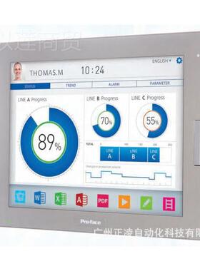 PrfcVIDe PFXSP56屏00TPD触摸,pro-face,pafxgm4301tad,5o.7 彩色