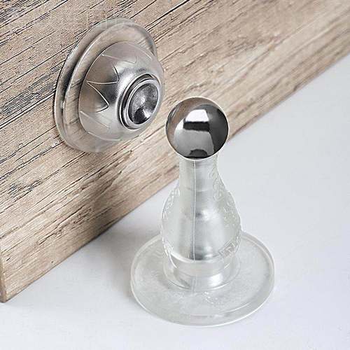 后门吸门碰免打孔新磁款家EHU用静音磁强力地吸吸硅强胶防撞门挡