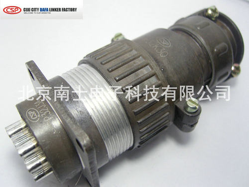 CSP 大发 P32 12芯 航空插头 法兰插座 开孔32mm P32K3Q P32J3A