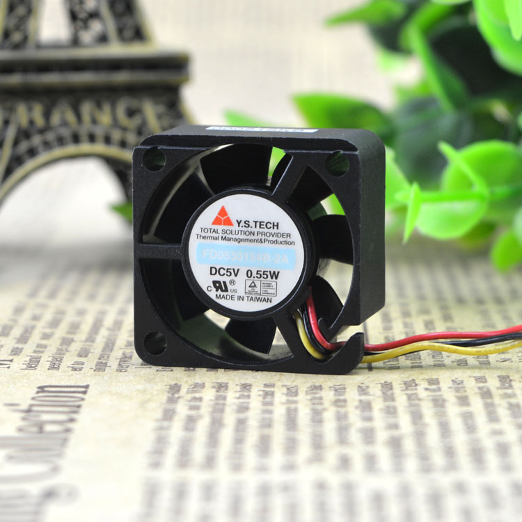 元山Y.S.TECH 3cm3厘米笔记本风扇 3015 5V 0.55W FD0530154B-2A
