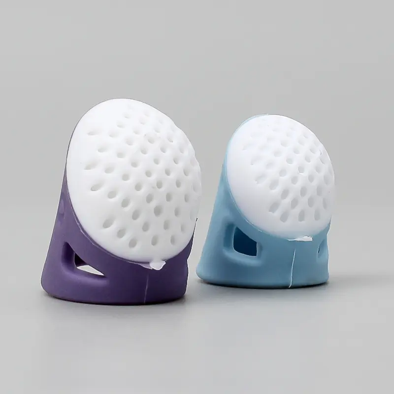 直销硅胶顶针防扎手指套 指套顶针塑料顶针 指甲顶针缝纫工具