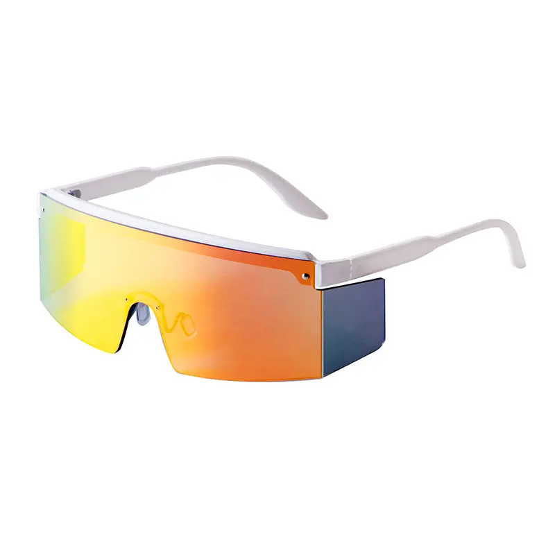 欧美大方框太阳镜半框墨镜女防护眼镜户外骑行运动男遮阳防风墨镜