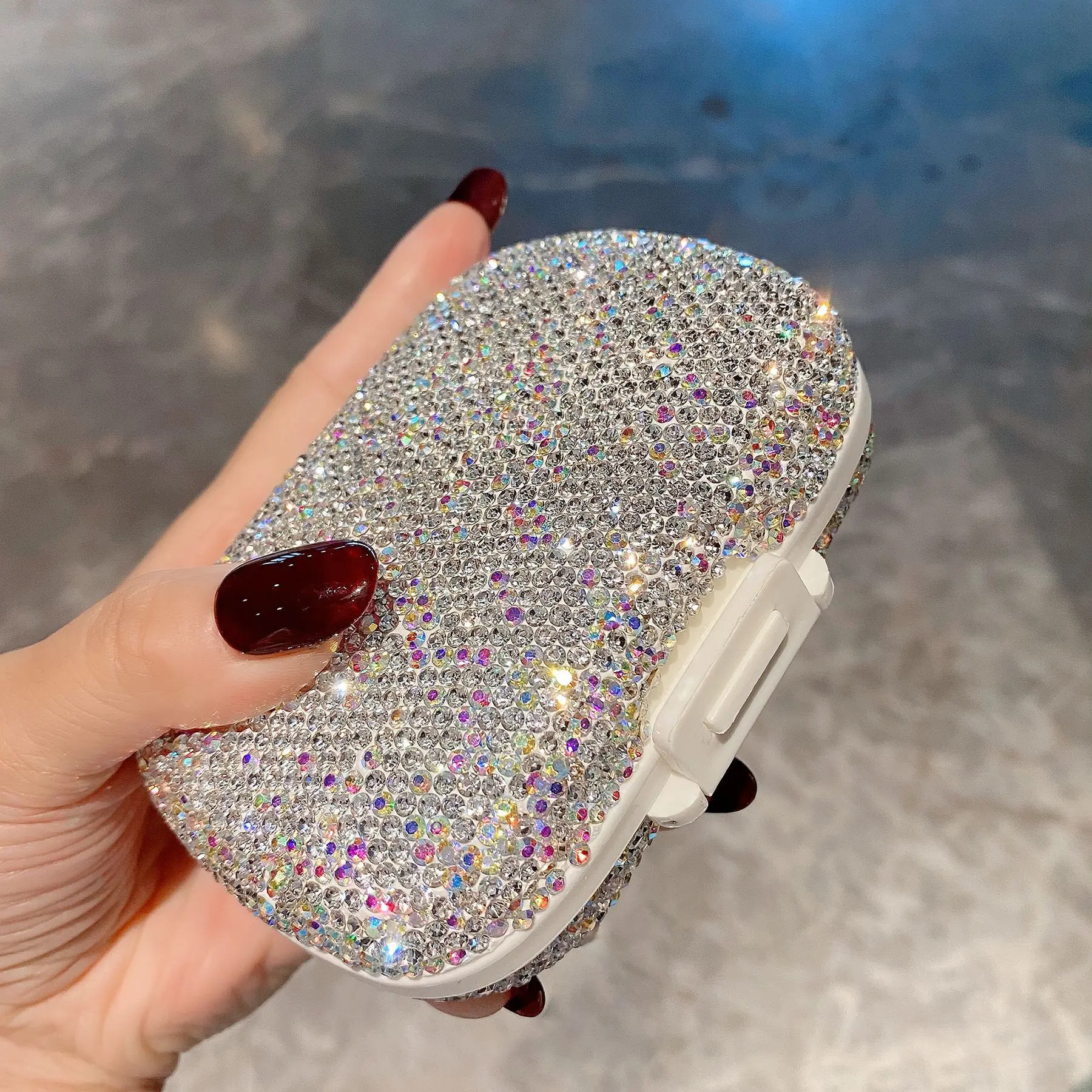 分装盒镶钻大容量密封7天品分直销