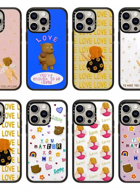 CALG小熊女孩偏爱EmmaKang适用苹果手机壳iphone13 14 15 16 17promax新款外壳高级感小众磁吸2025网红爆款