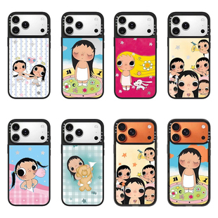 CALG呆萌yuy玉女孩适用苹果手机壳iphone11 12 13 14 15 16 17promax新款外壳高级感小众磁吸2025网红爆款