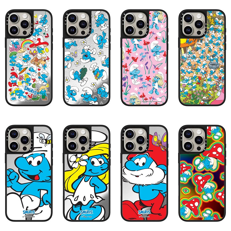 CALG蓝精灵murfs适用苹果手机壳iphone11 12 13 14 15 16 17promax新款外壳高级感小众磁吸2025网红爆款,3C数码配件,手机保护套/壳,淘宝优惠券,粉丝福利购,淘宝优惠卷