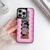 外壳高级感小众磁吸2025网红爆款 CALG励志标语Don 17promax新款 Afraid适用苹果手机壳iphone14