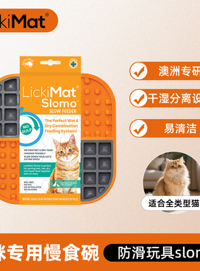 猫咪专用慢食碗Slomo解闷益智防滑丰容玩具