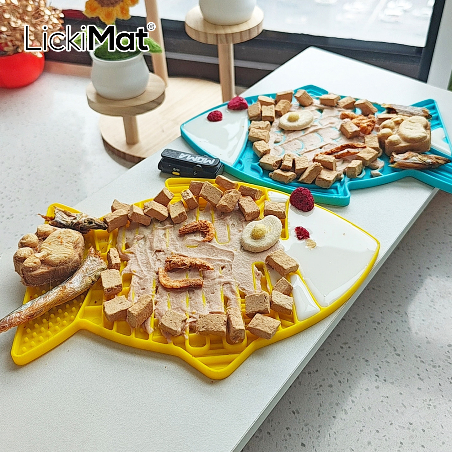 Lickimat条纹鱼舔舔垫