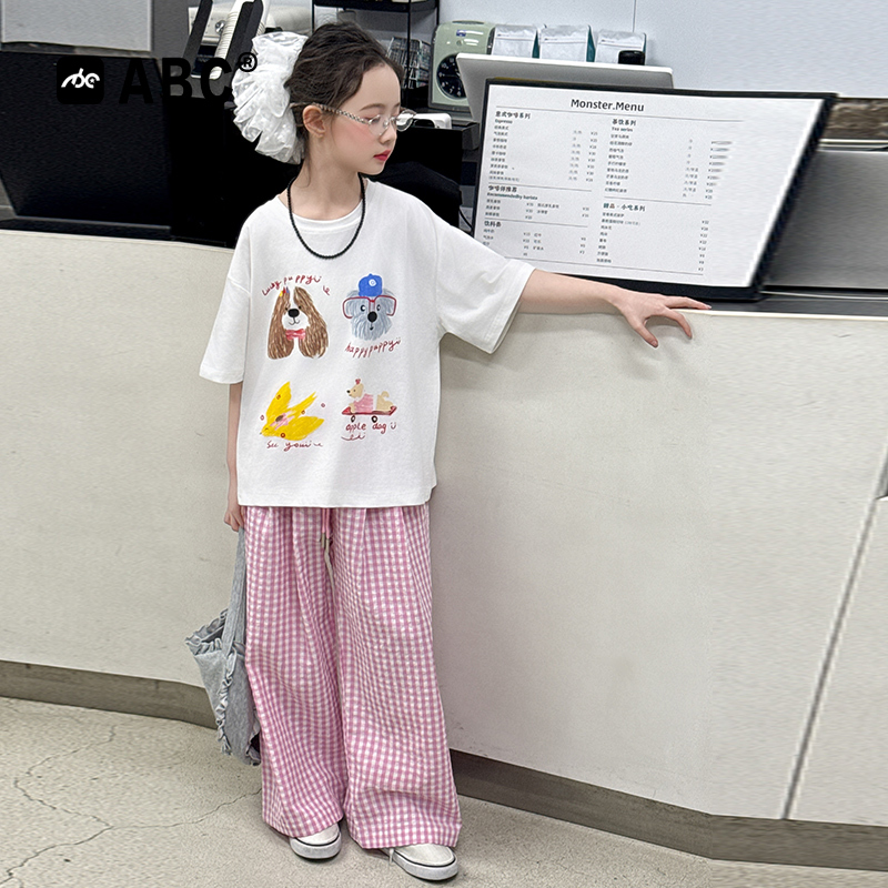 ABC品牌童装女童套装夏季