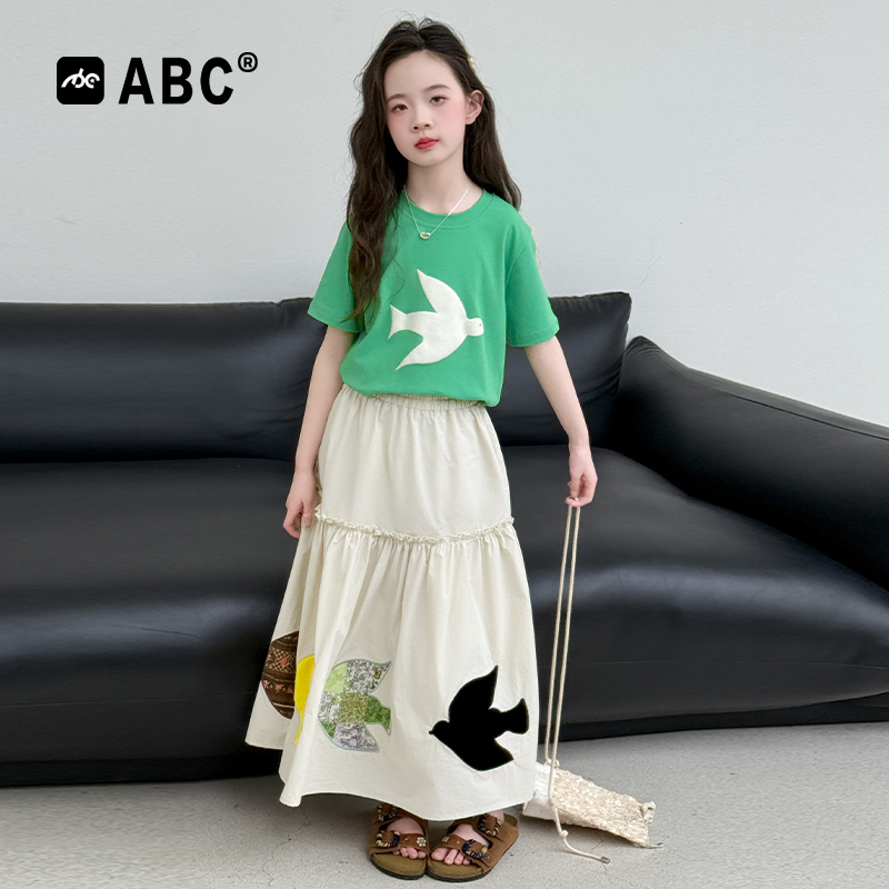 女童夏季套装2025新款