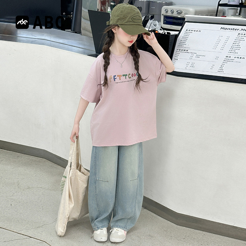 ABC品牌童装女童套装夏款