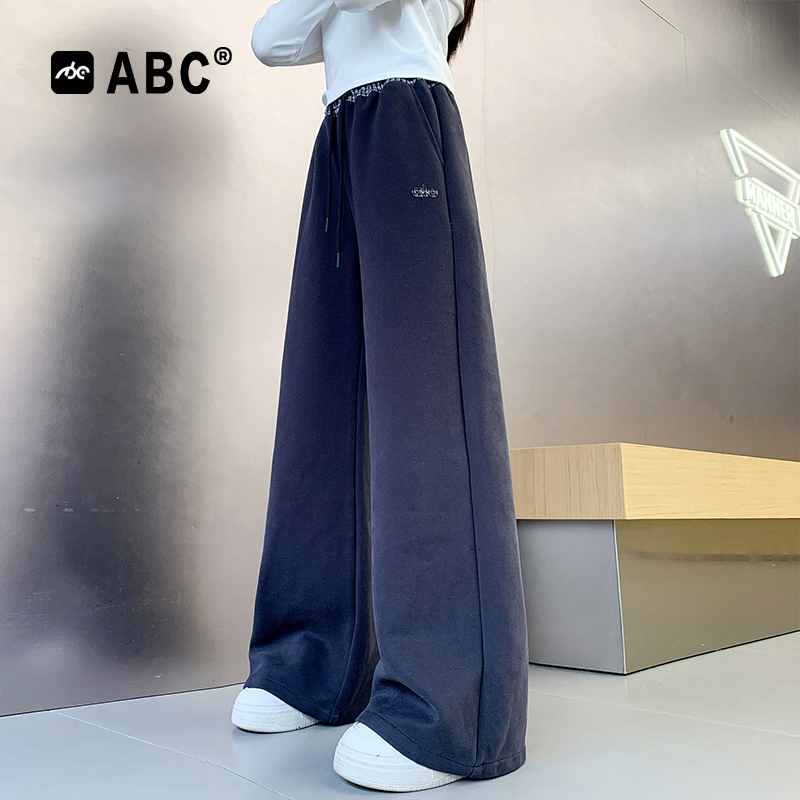 ABC6-12岁春秋女童运动裤新款儿