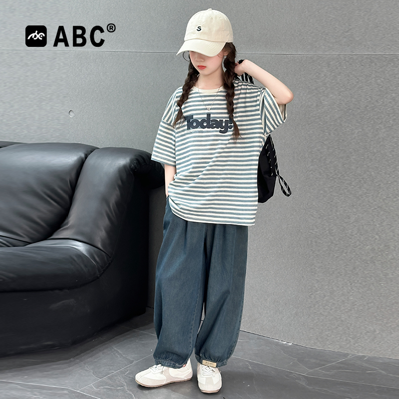 女童夏季套装2025新款