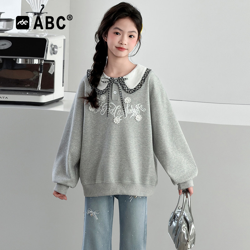 ABC女童春季甜美打底卫衣